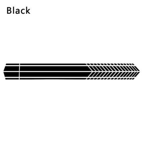 Faithtur Side Skirt Sticker Waterproof Solid Stripe Design Simple Car Sticker