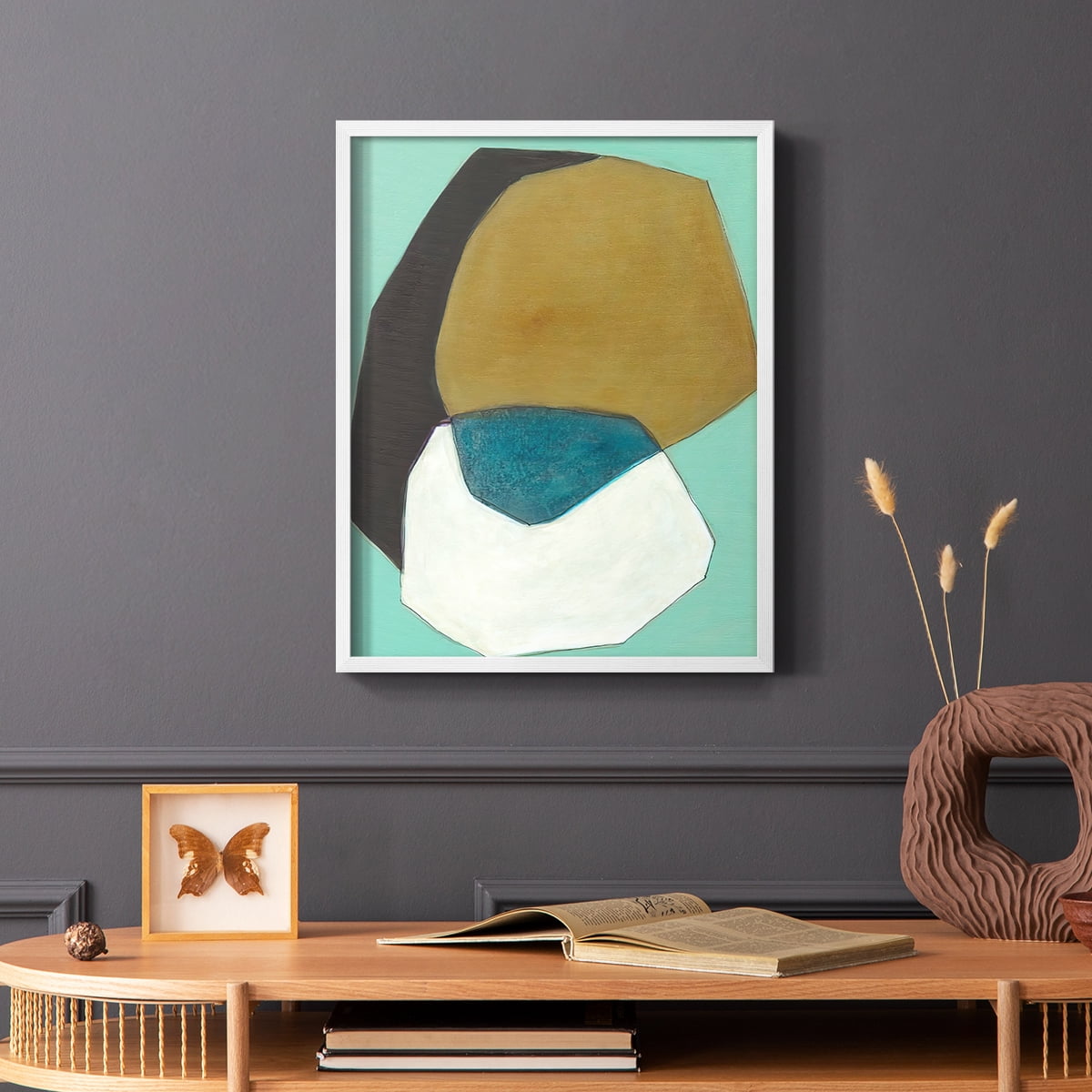 Boulder I in Paper Solid Wood 11 x 14 Framed Print