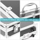 thumbnail image 3 of unbranded Caja Organizadora Portátil De Aluminio Negro Con Gran Capacidad Para Medicinas Y Herramientas, 3 of 6
