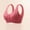 24-Watermelon Red, variant on YWDJ Bras for Women Plus Size Push up Back Closures Lounge Bras Wireless Comfortable Bras Wide Strap Full Coverage Wrap Bras Padded Plus Size Comfy Bras Sleep Bras Red 4XL