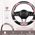 thumbnail image 3 of Funda Protector Cubre Volante Lab.G,  Rosa con Negro, 3 of 5