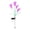 Purple, variant on Calla Lily Solar Flowers Outdoor Waterproof - Decorative Solar Lights Outdoor for Garden Yard Pathway, Grave Flowers for Cemetery,Mother's Day, Father's Day, Memorial Day 1pc White