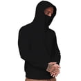 thumbnail image 1 of Mens Hooded Sweatshirt Hoodies Ninja Masks Pullover Long Sleeve Sports Casual Outdoor Tops, 1 of 2