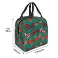 thumbnail image 2 of Naloa red and green bow tie Print Lunch Box for Women Men,Insulated Lunch Bag,Lunchbox,Thermal Leakproof Cooler,Reusable Lunch Tote Bag for Work School Travel Picnic, 2 of 7