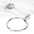thumbnail image 4 of Ring Base, Lightweight Four Claws Glossy Blank Ring Base  For Jewelry Making Silver, 4 of 8