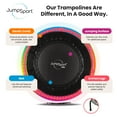 thumbnail image 4 of JumpSport 350 PRO Fitness Trampoline, Cardio Workout Equipment, 39 Inch, Blossom, 4 of 12