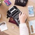 thumbnail image 4 of Rdeghly Gray Multi-function Travel Passport Cover Neck Bag Protector Wallet ID Nylon Holder Pouch, Passport Neck Pouch, Card Neck Pouch, 4 of 8
