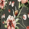 thumbnail image 4 of TROPICAL Floral Digital Print Satin Fabric - Cotton Hand - 58 Inch. in Width, | Home Decor, 4 of 10