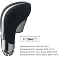 thumbnail image 6 of Automatic Gear Stick Shift Knob Car Gear Shifter Knob Cover Head Handle Lever Fit for Buick Verano Regal Excelle Opel Vauxhall (Black), 6 of 9