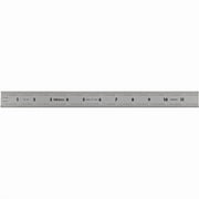 Series 182 Steel Rulers, 12 in, Wide, Stainless Steel, Inch/Metric, Rigid