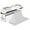 Silver, variant on Jhdzdhy 54" X 100ft Plastic Table Cover Roll Disposable Tablecloth with Slide Cutter for Parties,Silver