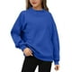thumbnail image 5 of Cowsor Cute Hoodie for Teen Girls Trendy Solid Color Preppy Hooded Sweatshirts Kids Pullover Long Sleeve School Outfits, 5 of 6