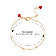 thumbnail image 3 of Fiudx Ofertas Flash Artículos En Oferta tobillera De Moda Con Personalidad Para Mujer, Joyería Para Mujer, Regalo, Adorno Para El Pie, 3 of 6