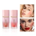 thumbnail image 2 of 8 Colores De Larga Duración Mate Sedoso Suave Fino Rouge Color Natural Mejora De Polvo Líquido Busher Face Maquillaje, 2 of 4