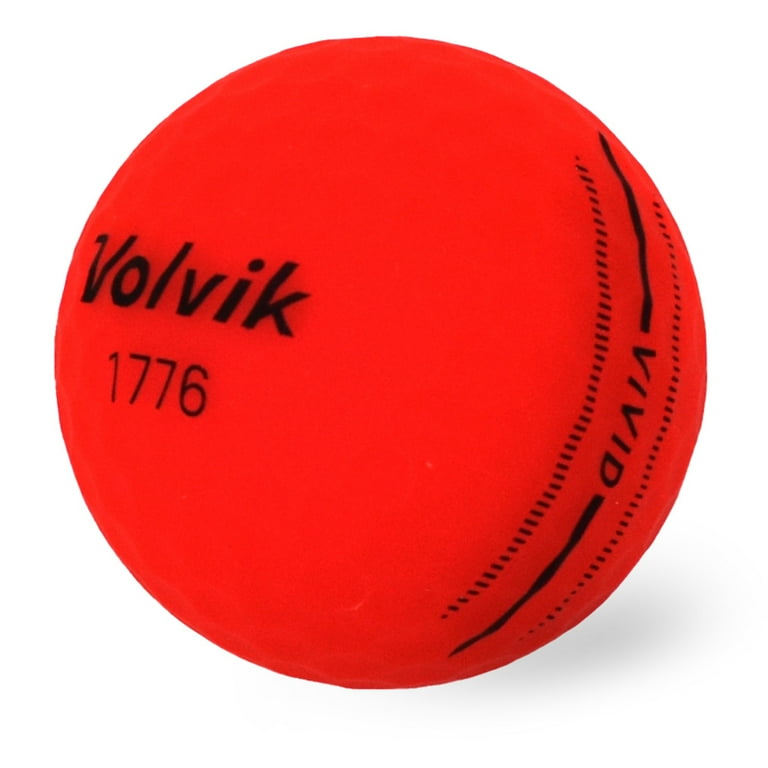 Volvik Vivid USA Golf Balls 6 Balls with Ball Marker Hat