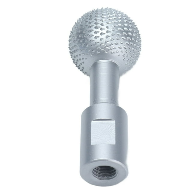 Ball Grinding Head, Carbon Steel Saving Time Easy Installation Versatile Spherical File For Wood Carving For Metalwork For Tool Making Silver,Black