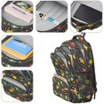 thumbnail image 4 of Monster Cartoon Truck Black Pattern Cute School Backpack Bag with Padded Back and Adjustable Shoulder Straps 16.9 X 12.6 X 5.9 Inches, 4 of 5