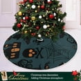 thumbnail image 6 of GZHJMY Halloween Christmas Tree Skirt Halloween Tree Skirt for Holiday Party Home Christmas Day Ornaments 36", 6 of 6