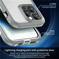 thumbnail image 4 of Dteck Case for iPhone 15 Pro Max, Compatible with MagSafe, Military-Grade Drop Protection Silicone Protective Phone Cover, Shock-Absorbing Corners Shockproof Magnetic Case,White, 4 of 5