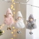 thumbnail image 4 of Mini ángel de Navidad con alas plateadas, adorno para árbol de Navidad, muñeco elfo de Navidad, adornos navideños para el hogar, 4 of 5