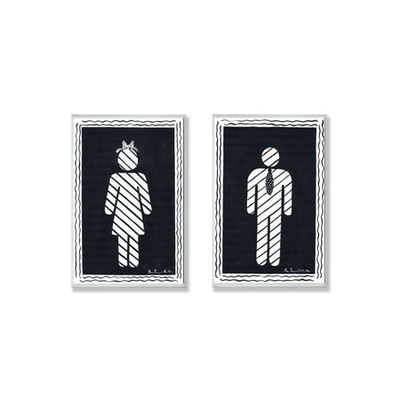 Stupell Men And Women S Room Black White Wall Plaques