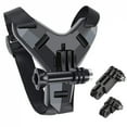 thumbnail image 2 of Helmet Strap Mount For Gopro Hero 12 11 10 9 8 7 6 5 4 3 Motorcycle Yi Action Sports Camera Mount Full Face Holder Accessories, 2 of 9