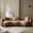 93.6", Brown, variant on Williamspace Boucle Modern 3 Seat 93.6" Curved Sofa with Pillows, Beige