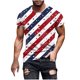 thumbnail image 2 of Tops para hombre, blusas y camisas de manga corta con cuello redondo para hombre, jersey informal con cuello redondo estampado para hombre, pantalones cortos deportivos para fitness, blusa de poliéste, 2 of 5