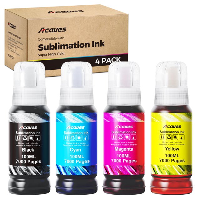 Botellas recargadas de tinta de sublimación Acaves para ET2400 ET2720