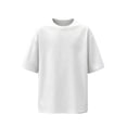 thumbnail image 4 of JOANKDMI Oversized T-Shirts for Men Short Sleeve Crew Neck Drop Shoulder Casual Tees Blank Heavyweight Cotton Tops Loose Fit Basic Shirts for Lounge Streetwear Summer, 4 of 8