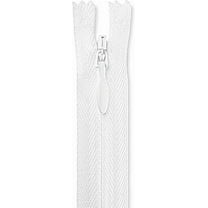 LAKESSTORY 5-Inch Invisible Nylon White Sewing Zipper for Bags Poches Pillowcases Dresses Skirts and Craft Projects