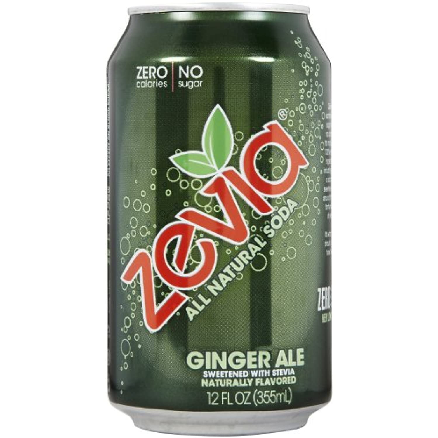 Zevia Soft Drink Ginger Ale 12 Oz 24 Ct