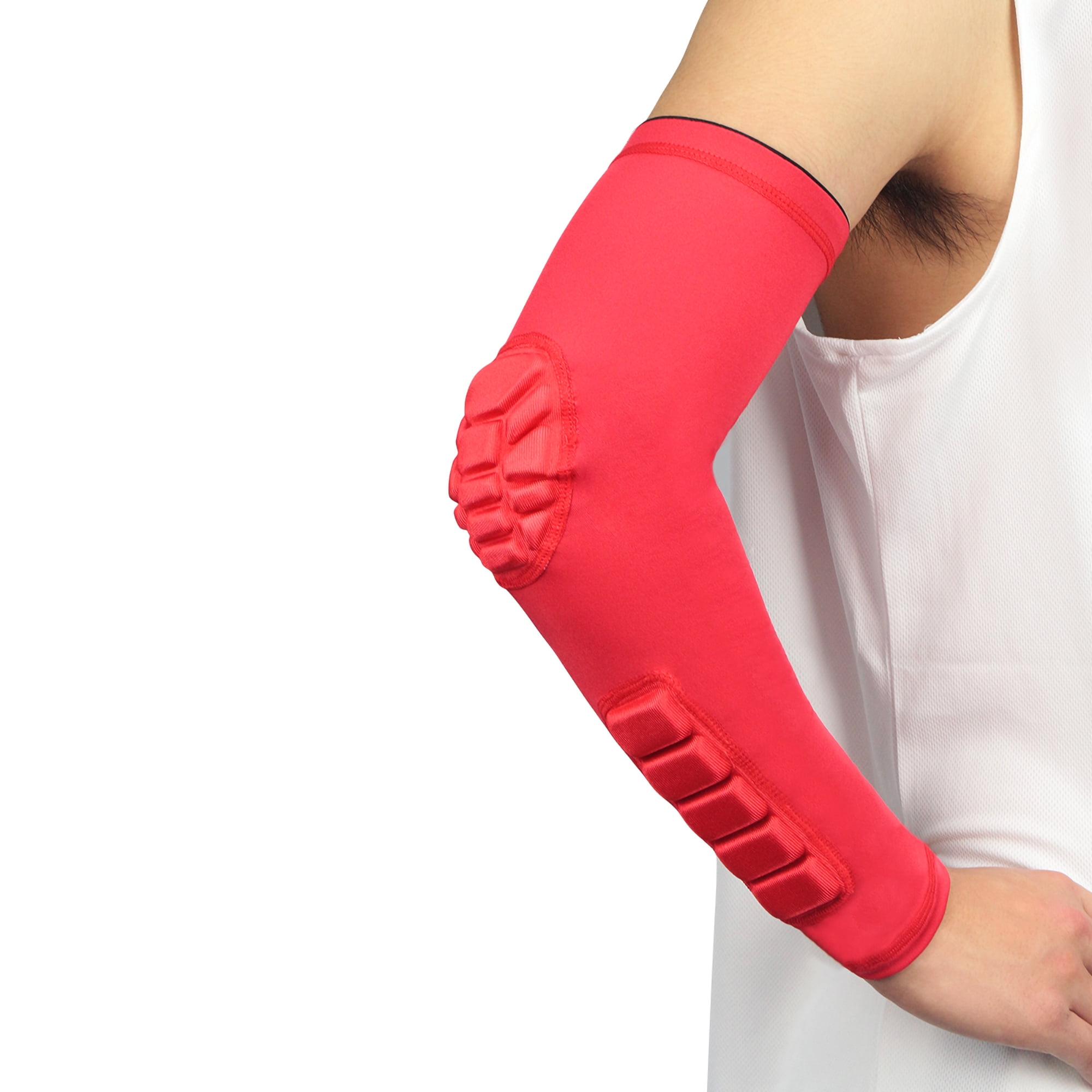 Elastic Compression Elbow Sleeve Brace Arm Support Pad Guard Basketball