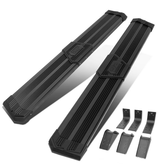 J2 Engineering For 2011-2020 RAM 1500 2500 3500 Crew Cab 4-Door Black 10" Side Step Bar Running Boards