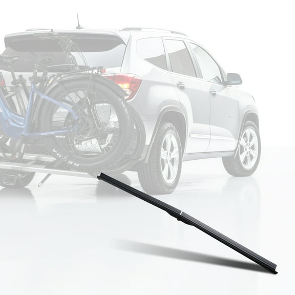 Young Electric 100 lb Capacity Foldable Loading Ramp for E-Bikes - 24"x4" Steel Ramp for Hitch-Mount Bike Racks on SUV, Truck, Car
