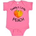 thumbnail image 3 of Inktastic Daddy's Little Peach Cute Peach Heart Boys or Girls Baby Bodysuit, 3 of 5