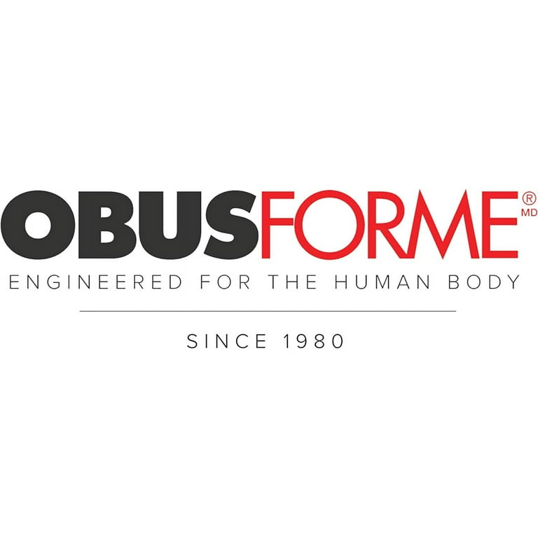 ObusForme Sit Back Cushion Seat Cushion and Posture Support Contoured Ergonomic Design for Soothing Relief Memory Foam Lumbar Support Pillow for Office Chairs and More Walmart