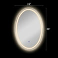 thumbnail image 3 of RADIANCE Goods Back Lit LED Mirror 4000K Warm White 24" Wide, 3 of 8