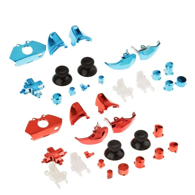 2 Set de 18 Botónes Recambios para Controlador de Videojuegos compatible con de Multicolor CUTICAT Establecer para One