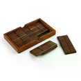 thumbnail image 1 of Classical Simulation Chocolate Wooden Puzzle Assembled Toy Magic Box Puzzle Block Jigsaw Puzzle, 1 of 5