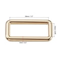 thumbnail image 2 of Unique Bargains 38x15mm Rectangle Buckles Zinc Alloy Gold Tone 8Pack, 2 of 5