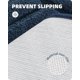 thumbnail image 5 of Non-Slip Bath Mat, Absorbent Bathroom Rug, Soft Microfiber Shower Mat, Machine Washable, 50 x 130 cm, Blue, 5 of 5