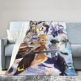 thumbnail image 2 of Genshin Impact Bed Blanket Air Conditioner Quilt Ultra Soft Flannel Blanket All Season Fuzzy Blanket Reversible Fluffy Plush Blanket 40"X30", 2 of 8