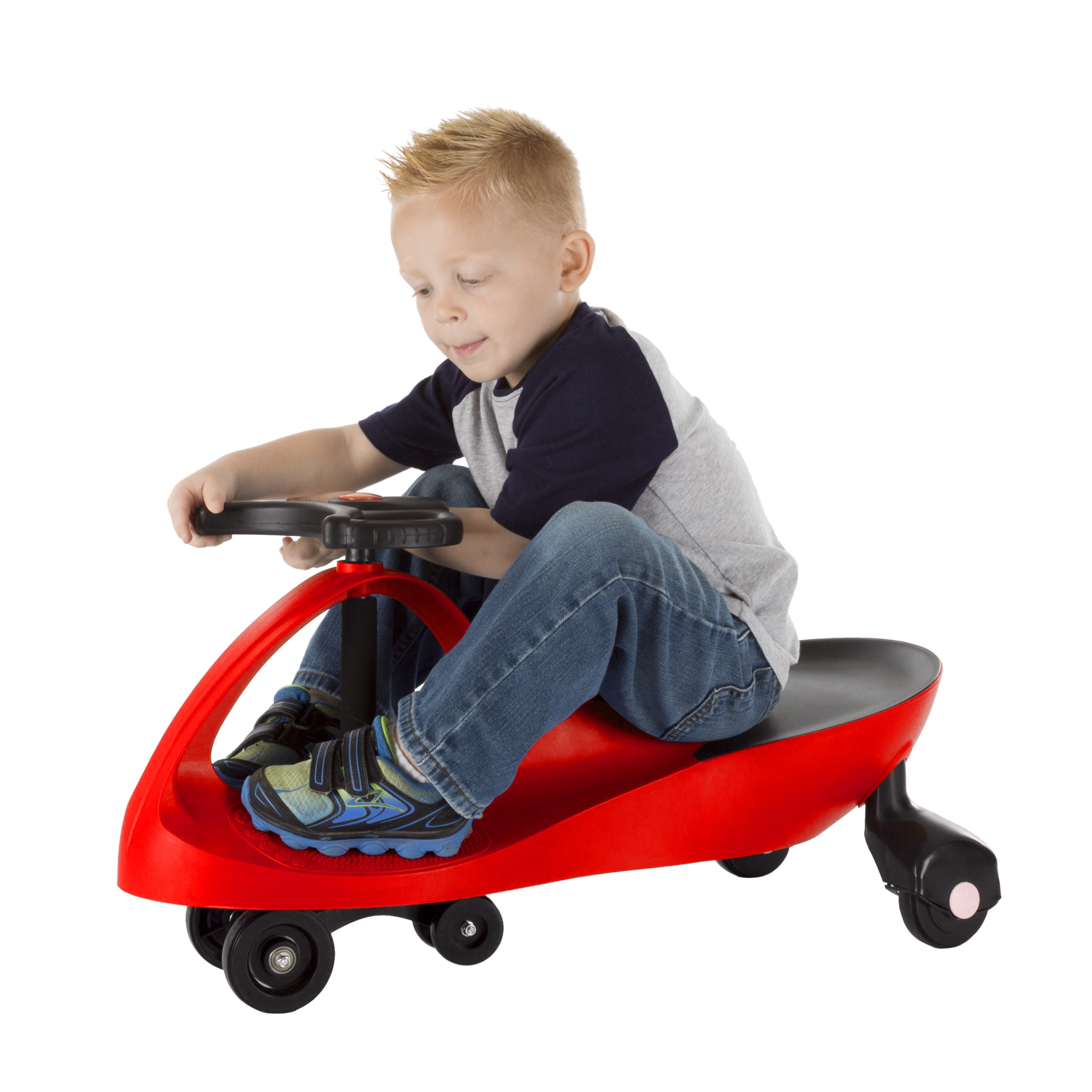 Lil Rider Wiggle Car for Ages 3 and Up - Twist, Wiggle, and Go (Red)