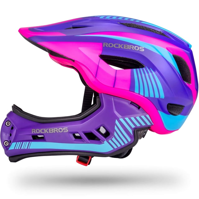 Casco integral ROCKBROS para bicicleta infantil para niños de 3 a 16 años