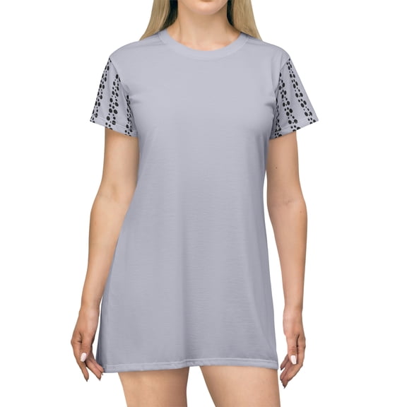 TSmartArt @ Walmart. Dotted Stripes. Long T-Shirt Tunic. Junior - Women Plus L-2XL