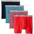 thumbnail image 3 of Big Men's Dual Defense Assorted Blues Boxer Briefs, 4 Pack, 3 of 8