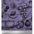thumbnail image 1 of Soimoi Cotton Jersey Fabric Mix Fruits Print Sewing Fabric Yard 58 Inch Wide, 1 of 3