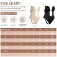 thumbnail image 5 of Body moldeador con escote en V profundo para mujer, sin tirantes y sin espalda, 5 of 5