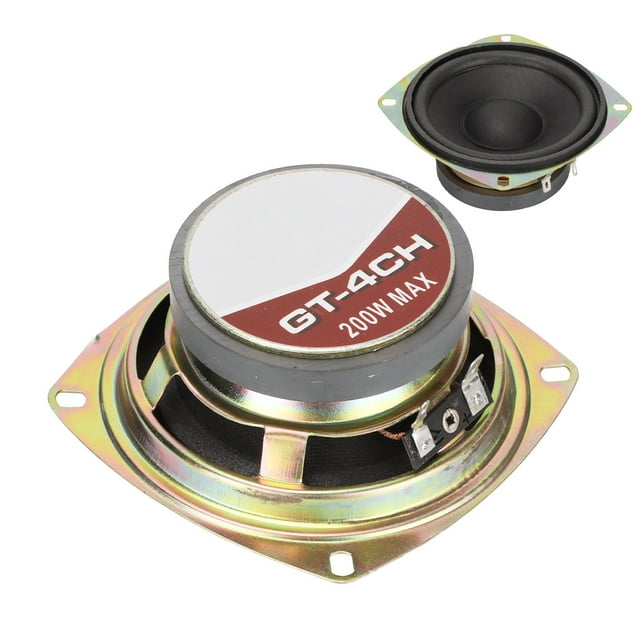 Audio Loudspeaker, Car Coaxial Speaker 60Hz-20KHz Fast Heat Dissipation For Vehicle
